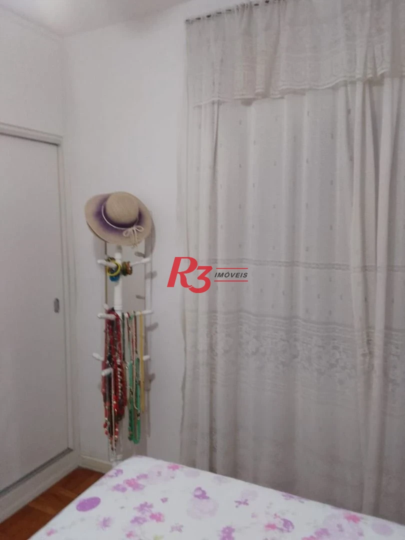 Apartamento com 1 dormitório à venda, 37 m² por R$ 345.000,00 - Embaré - Santos/SP