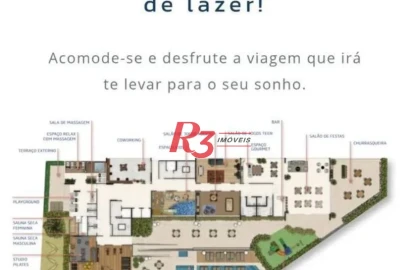 Apartamento à venda, 89 m² por R$ 1.560.000,00 - Encruzilhada - Santos/SP