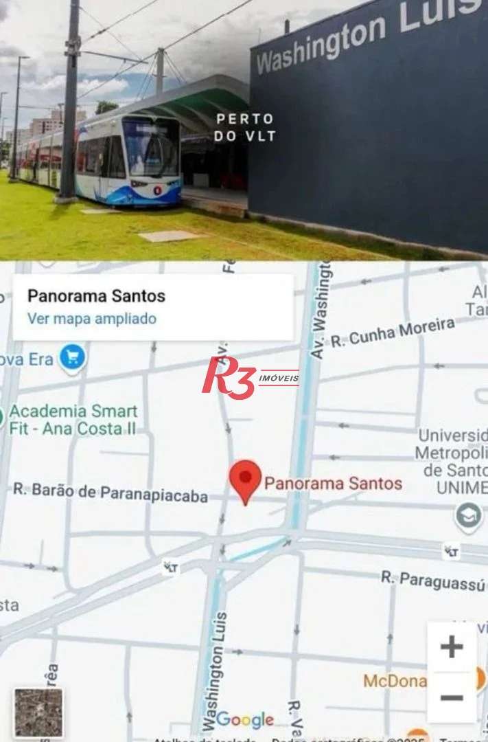 Apartamento à venda, 89 m² por R$ 1.560.000,00 - Encruzilhada - Santos/SP