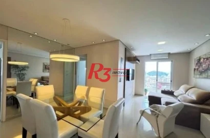 Apartamento à venda, 94 m² por R$ 820.000,00 - Marapé - Santos/SP