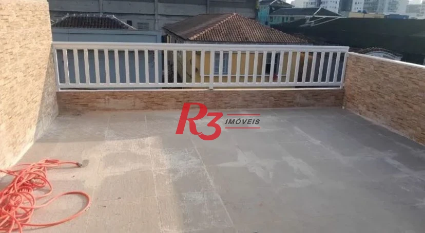Sobrado para alugar, 100 m² por R$ 4.000,02/mês - Macuco - Santos/SP