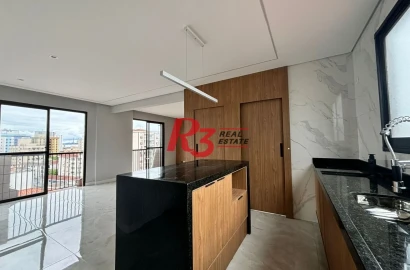 Apartamento com 3 dormitórios à venda, 99 m² por R$ 850.000,00 - Embaré - Santos/SP