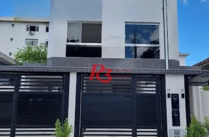 SOBREPOSTA DUPLEX SUPERIOR NOVINHA! CASA 2 .À VENDA, 155 m² por R$ 1.175.000 - Embaré - Santos/SP