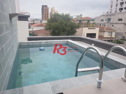 SOBREPOSTA DUPLEX SUPERIOR NOVINHA! CASA 2 .À VENDA, 155 m² por R$ 1.175.000 - Embaré - Santos/SP