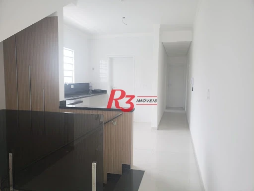 SOBREPOSTA DUPLEX SUPERIOR NOVINHA! CASA 2 .À VENDA, 155 m² por R$ 1.175.000 - Embaré - Santos/SP
