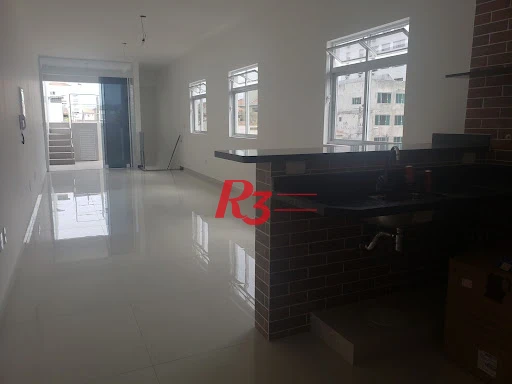 SOBREPOSTA DUPLEX SUPERIOR NOVINHA! CASA 2 .À VENDA, 155 m² por R$ 1.175.000 - Embaré - Santos/SP