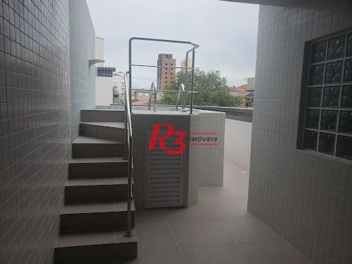 SOBREPOSTA DUPLEX SUPERIOR NOVINHA! CASA 2 .À VENDA, 155 m² por R$ 1.175.000 - Embaré - Santos/SP