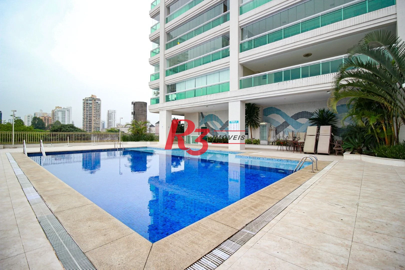 Apartamento com 3 dormitórios para alugar, 158 m² por R$ 15.000,02/mês - Aparecida - Santos/SP