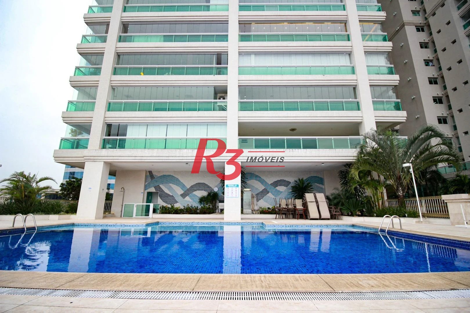 Apartamento com 3 dormitórios para alugar, 158 m² por R$ 15.000,02/mês - Aparecida - Santos/SP