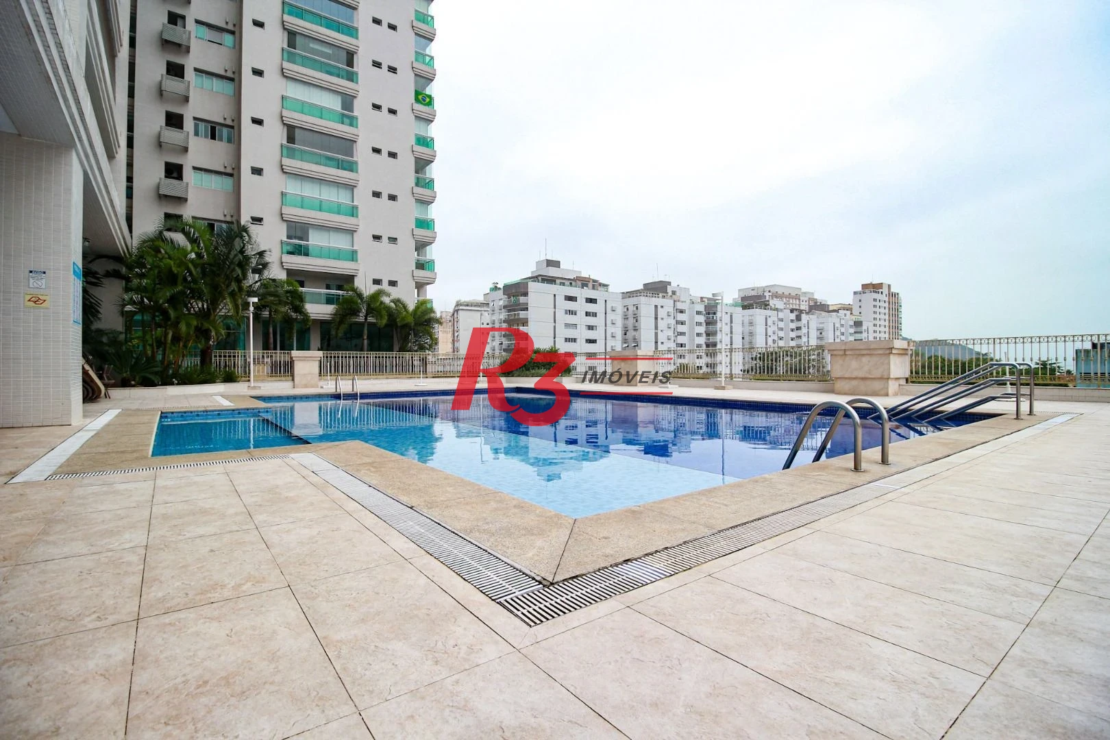 Apartamento com 3 dormitórios para alugar, 158 m² por R$ 15.000,02/mês - Aparecida - Santos/SP