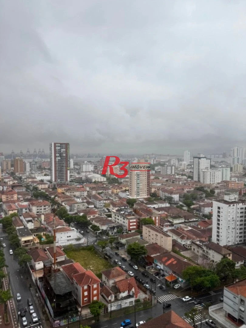 Apartamento com 3 dormitórios para alugar, 158 m² por R$ 15.000,02/mês - Aparecida - Santos/SP