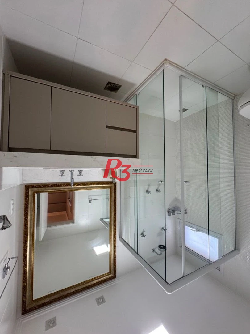 Apartamento com 3 dormitórios para alugar, 158 m² por R$ 15.000,02/mês - Aparecida - Santos/SP