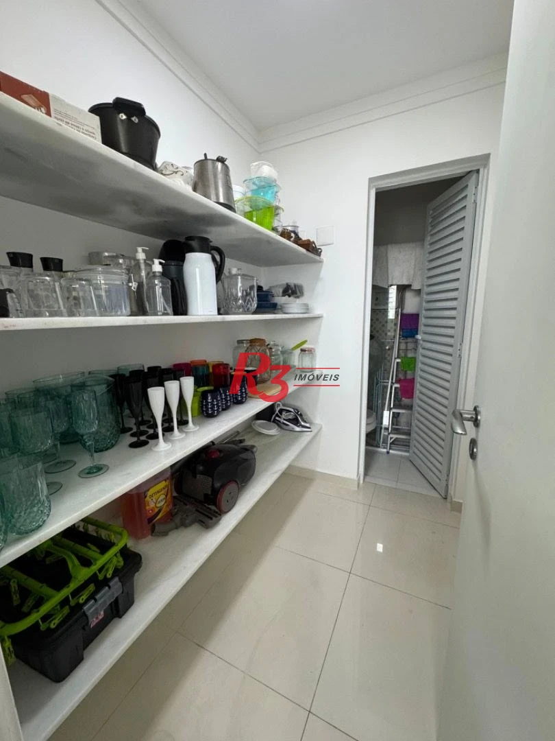 Apartamento com 3 dormitórios para alugar, 158 m² por R$ 15.000,02/mês - Aparecida - Santos/SP