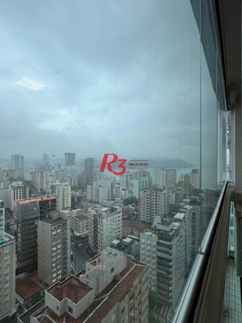 Apartamento com 3 dormitórios para alugar, 158 m² por R$ 15.000,02/mês - Aparecida - Santos/SP