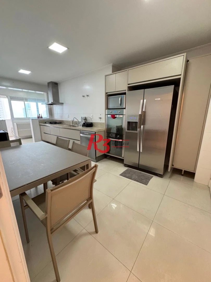 Apartamento com 3 dormitórios para alugar, 158 m² por R$ 15.000,02/mês - Aparecida - Santos/SP