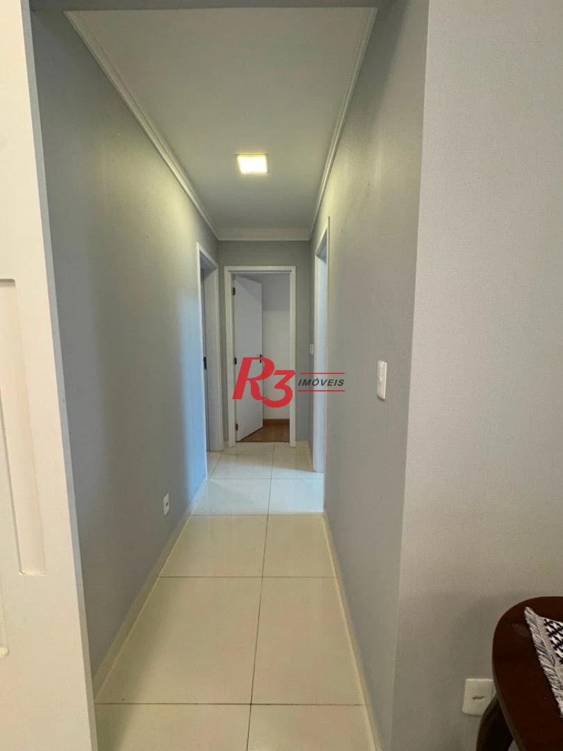 Apartamento com 3 dormitórios para alugar, 158 m² por R$ 15.000,02/mês - Aparecida - Santos/SP