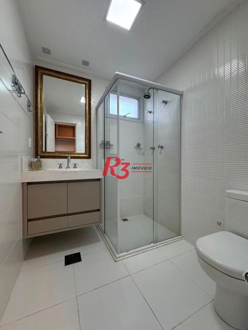 Apartamento com 3 dormitórios para alugar, 158 m² por R$ 15.000,02/mês - Aparecida - Santos/SP