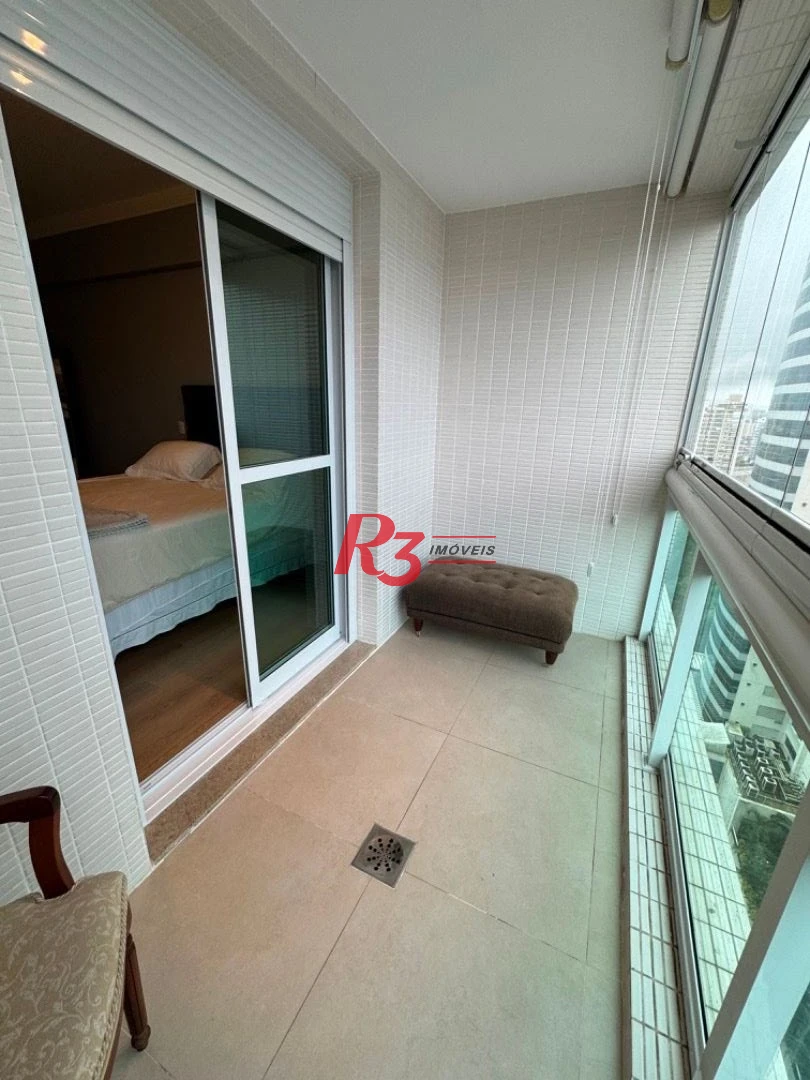 Apartamento com 3 dormitórios para alugar, 158 m² por R$ 15.000,02/mês - Aparecida - Santos/SP