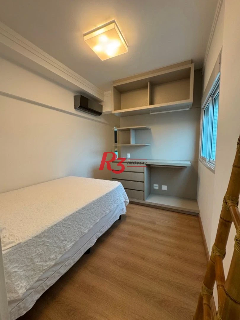 Apartamento com 3 dormitórios para alugar, 158 m² por R$ 15.000,02/mês - Aparecida - Santos/SP