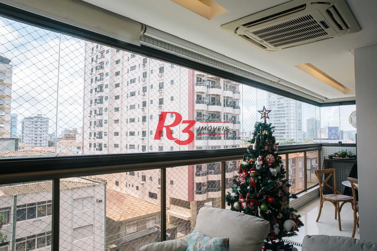 Apartamento à venda, 171 m² por R$ 2.200.000,00 - Embaré - Santos/SP