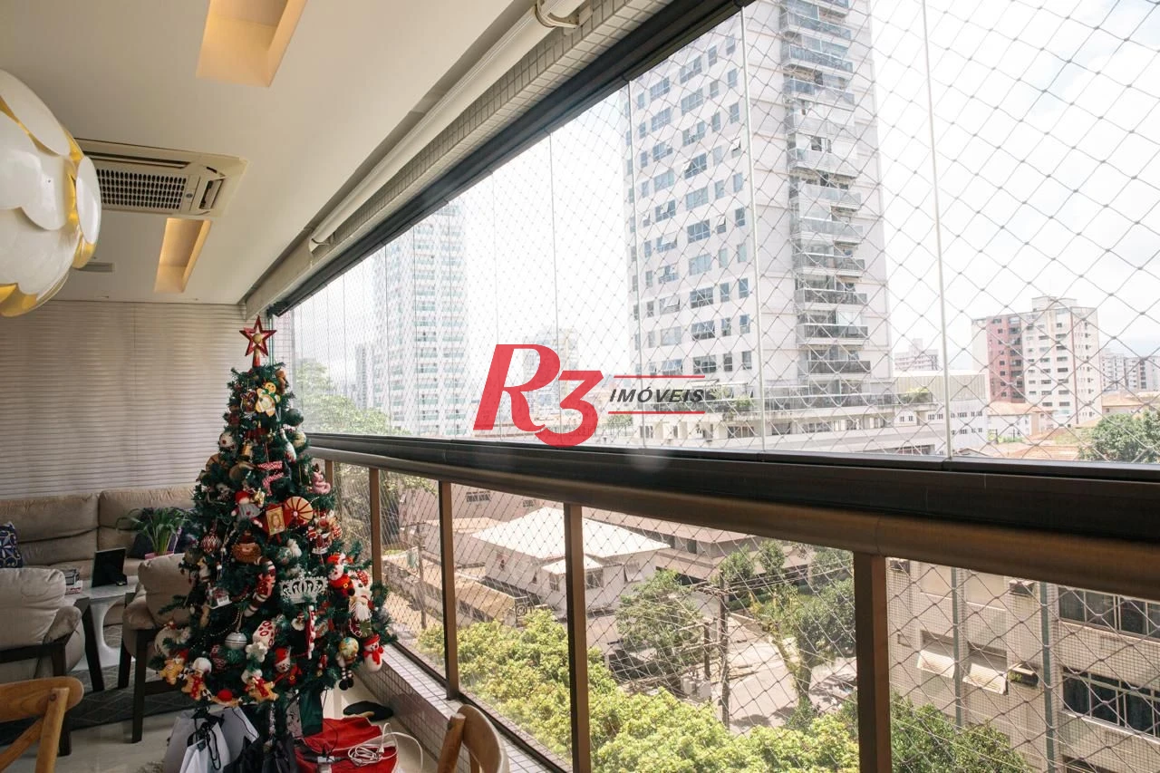 Apartamento à venda, 171 m² por R$ 2.200.000,00 - Embaré - Santos/SP