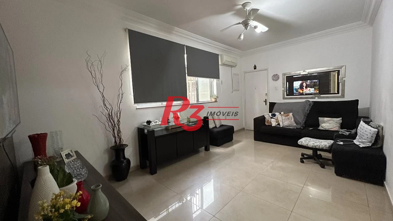 Apartamento à venda, 94 m² por R$ 585.000,00 - Embaré - Santos/SP