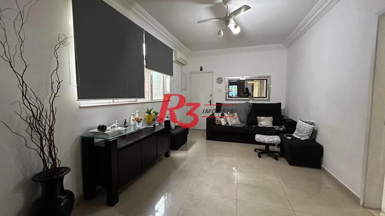 Apartamento à venda, 94 m² por R$ 585.000,00 - Embaré - Santos/SP