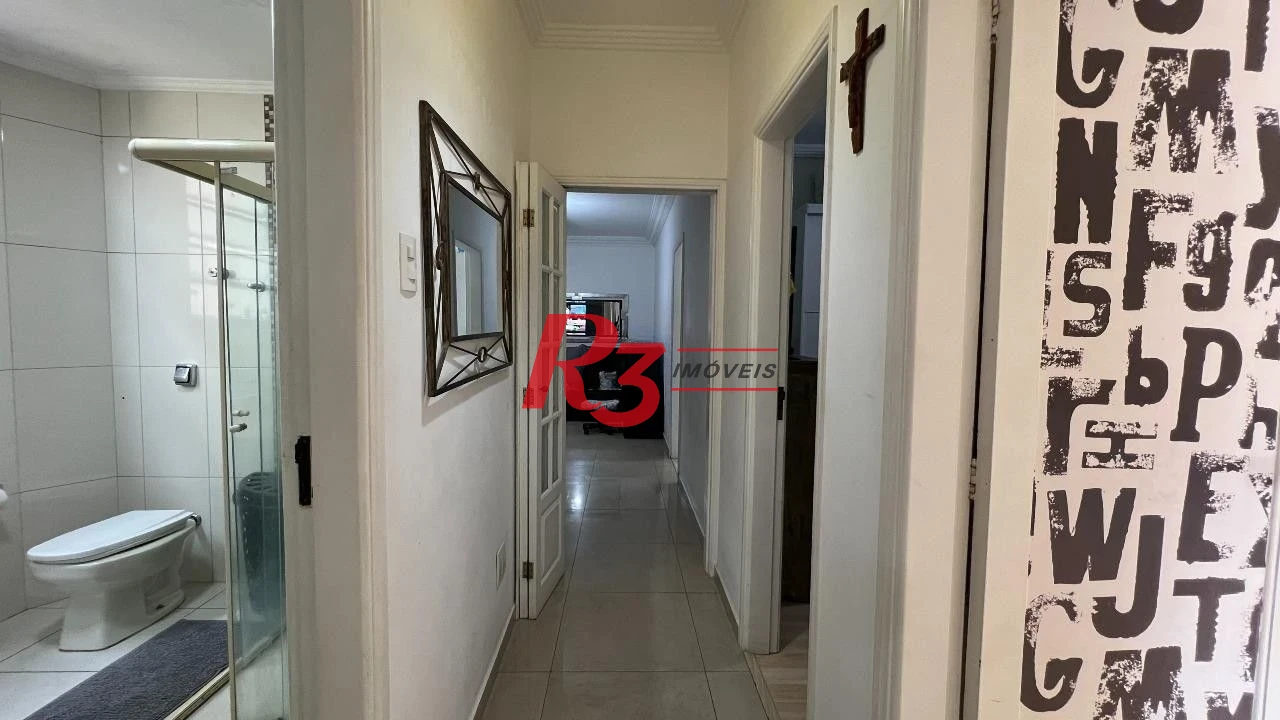 Apartamento à venda, 94 m² por R$ 585.000,00 - Embaré - Santos/SP