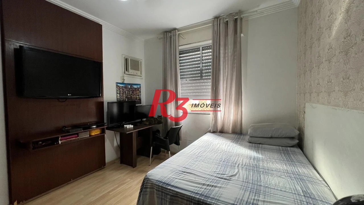 Apartamento à venda, 94 m² por R$ 585.000,00 - Embaré - Santos/SP