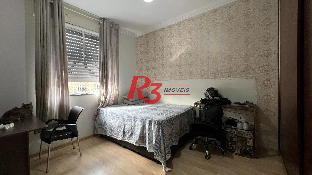 Apartamento à venda, 94 m² por R$ 585.000,00 - Embaré - Santos/SP