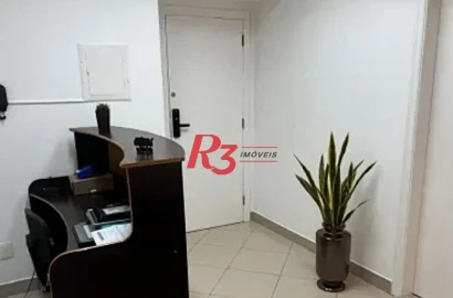 Sala para alugar, 63 m² por R$ 4.500,00/mês - Aparecida - Santos/SP
