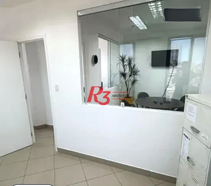 Sala para alugar, 63 m² por R$ 4.500,00/mês - Aparecida - Santos/SP