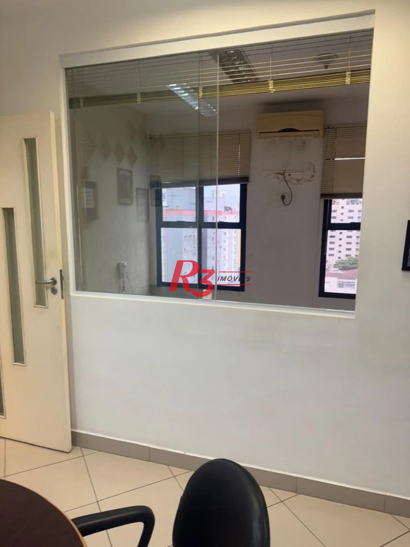 Sala para alugar, 63 m² por R$ 5.000,02/mês - Aparecida - Santos/SP