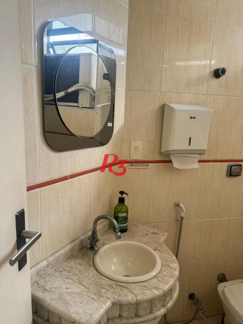 Sala para alugar, 63 m² por R$ 5.000,02/mês - Aparecida - Santos/SP