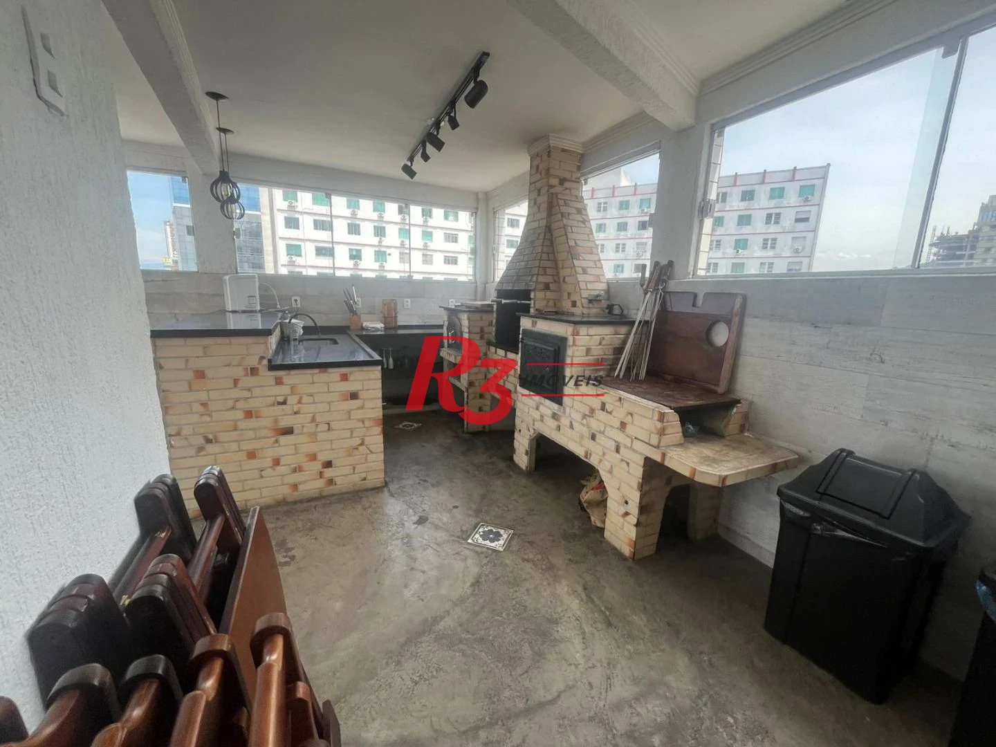 Apartamento para alugar, 88 m² por R$ 4.100,02/mês - José Menino - Santos/SP