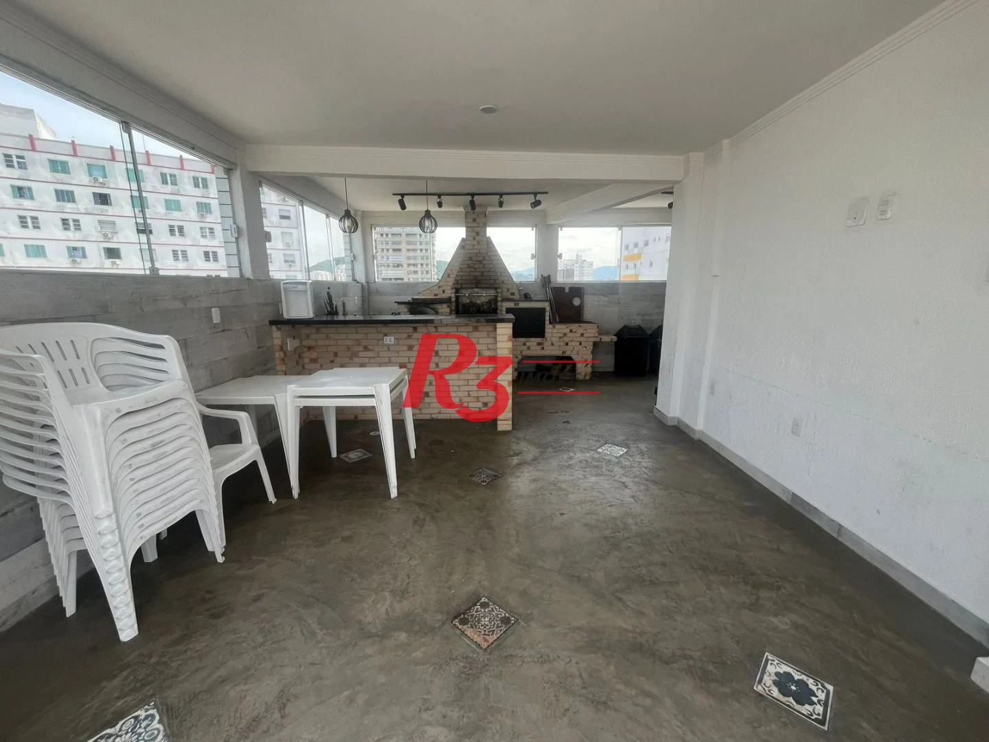 Apartamento para alugar, 88 m² por R$ 4.100,02/mês - José Menino - Santos/SP