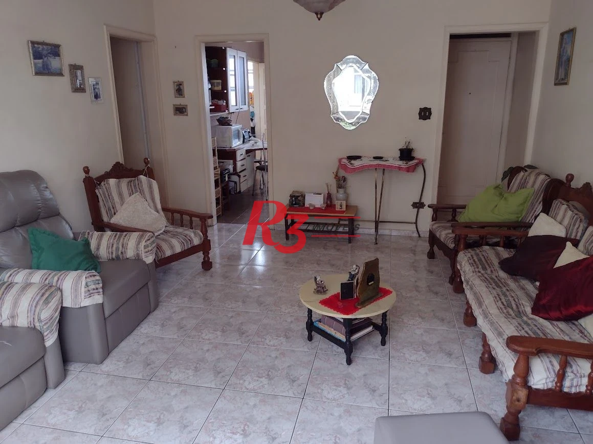 Apartamento com 2 dormitórios + dependência à venda, 124 m² por R$ 639.000 - Gonzaga - Santos/SP