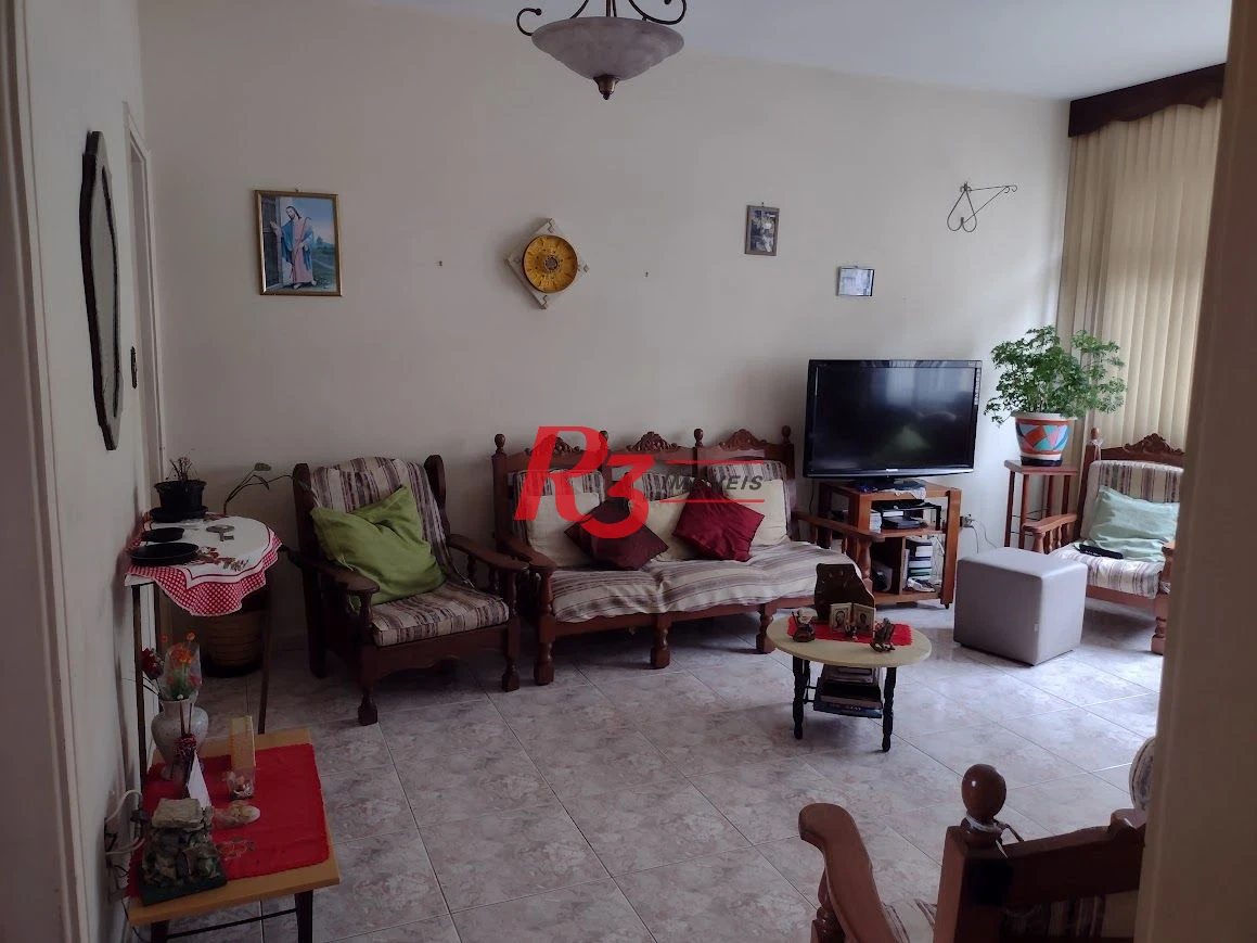 Apartamento com 2 dormitórios + dependência à venda, 124 m² por R$ 639.000 - Gonzaga - Santos/SP