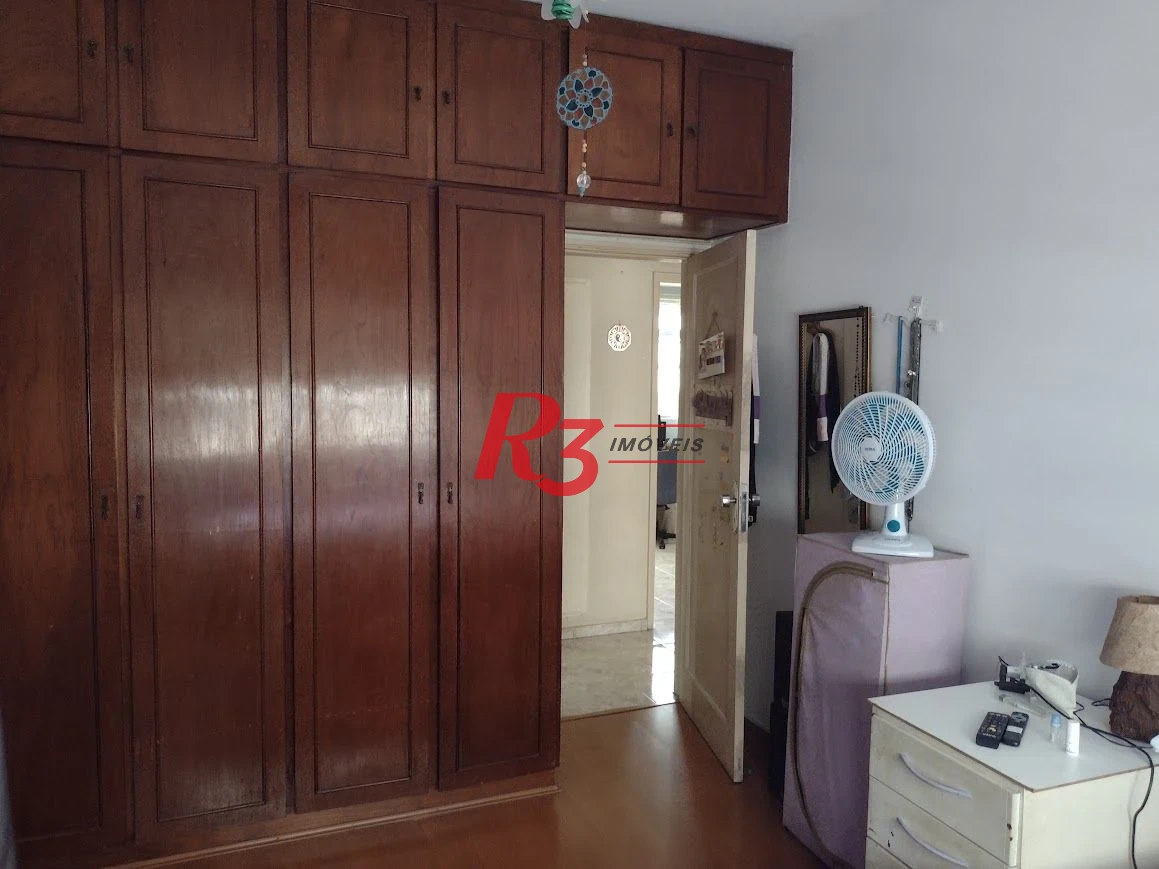 Apartamento com 2 dormitórios + dependência à venda, 124 m² por R$ 639.000 - Gonzaga - Santos/SP