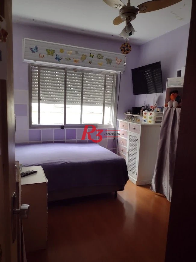 Apartamento com 2 dormitórios + dependência à venda, 124 m² por R$ 639.000 - Gonzaga - Santos/SP