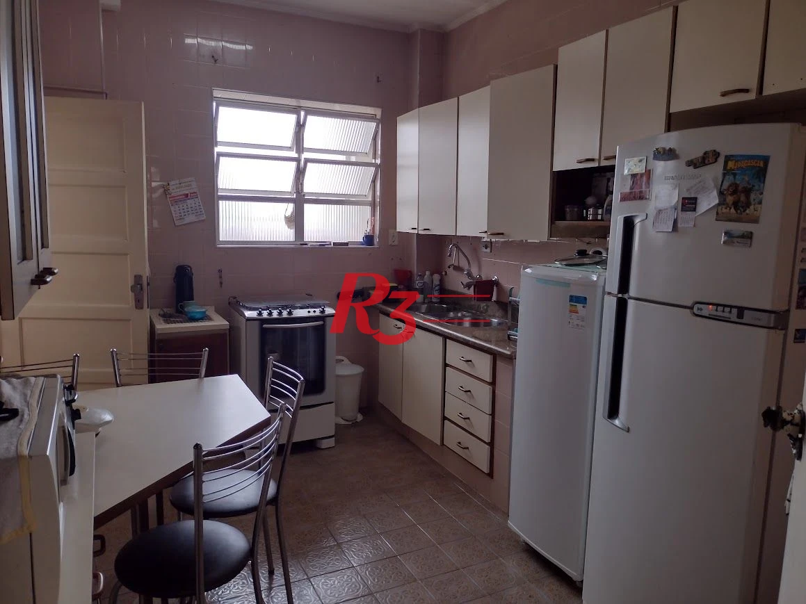 Apartamento com 2 dormitórios + dependência à venda, 124 m² por R$ 639.000 - Gonzaga - Santos/SP