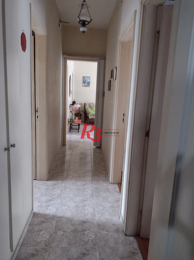 Apartamento com 2 dormitórios + dependência à venda, 124 m² por R$ 639.000 - Gonzaga - Santos/SP