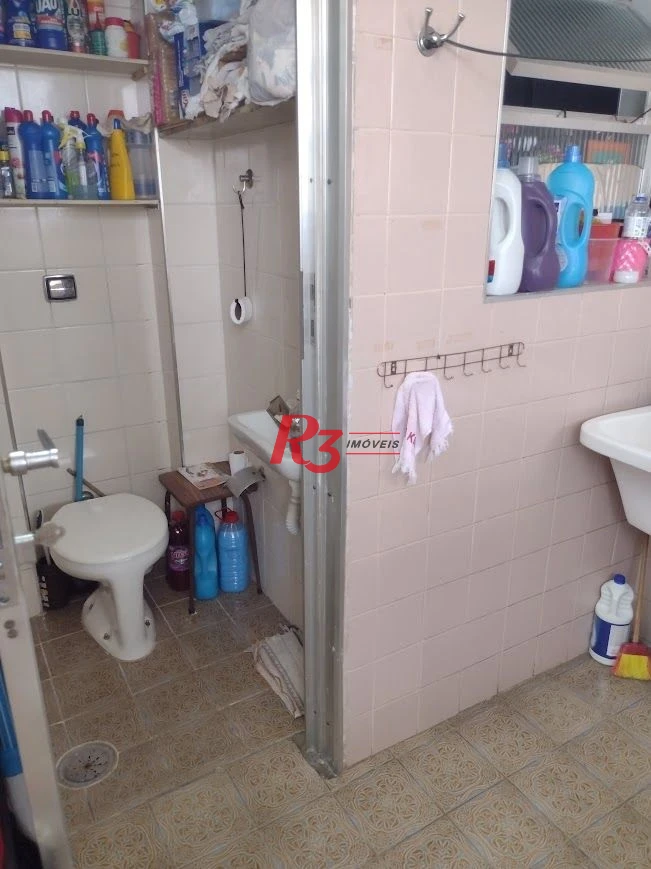 Apartamento com 2 dormitórios + dependência à venda, 124 m² por R$ 639.000 - Gonzaga - Santos/SP