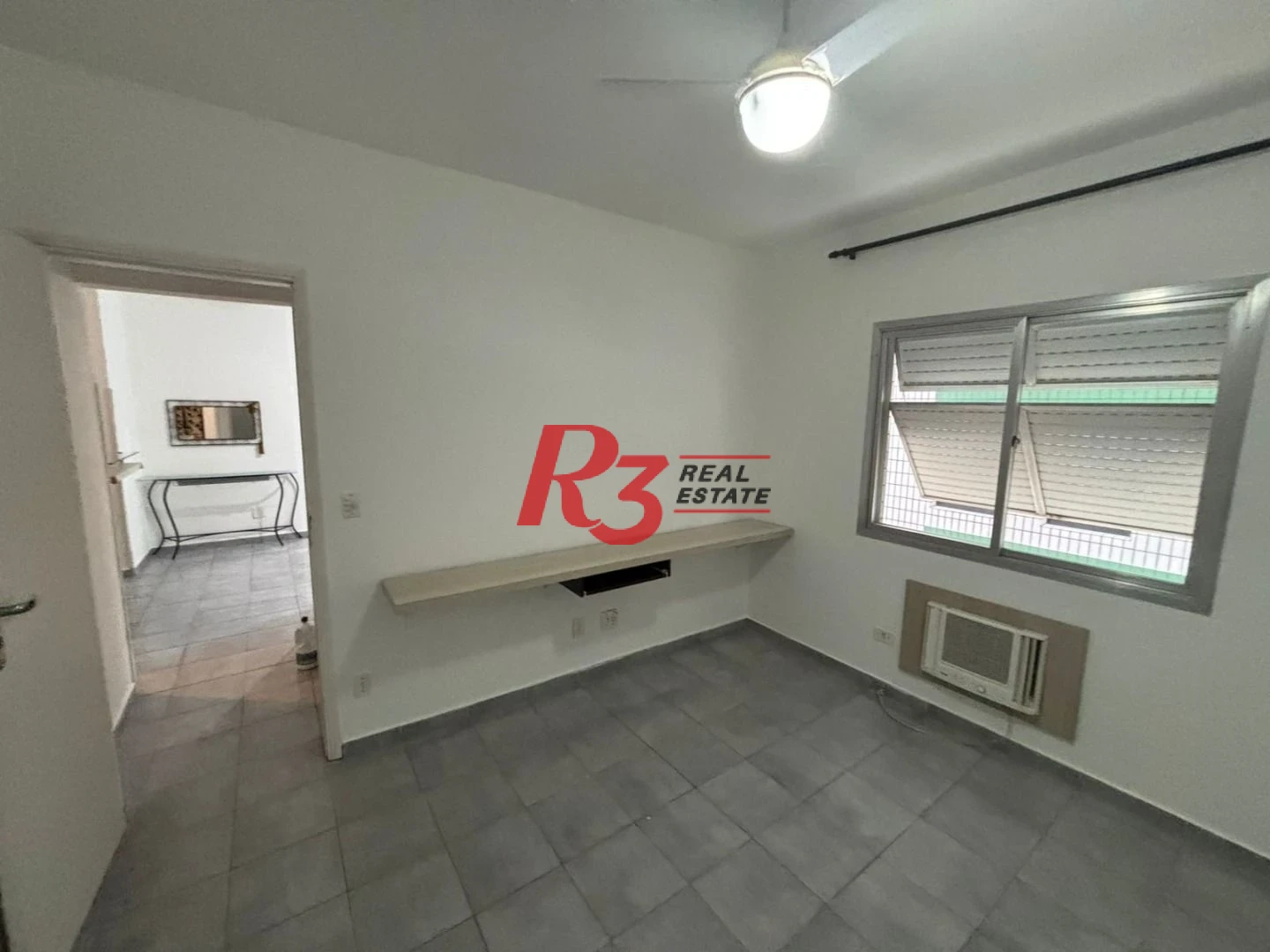 Apartamento com 1 dormitório para alugar, 45 m²  - Campo Grande - Santos/SP