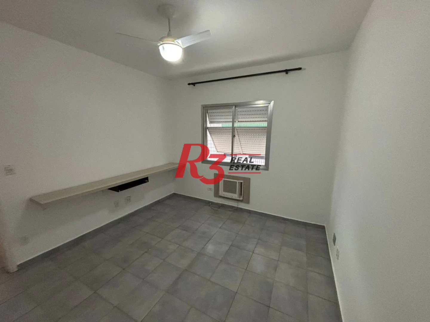 Apartamento com 1 dormitório para alugar, 45 m²  - Campo Grande - Santos/SP