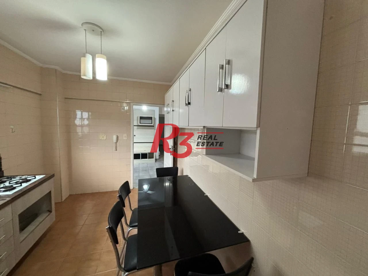 Apartamento com 1 dormitório para alugar, 45 m²  - Campo Grande - Santos/SP
