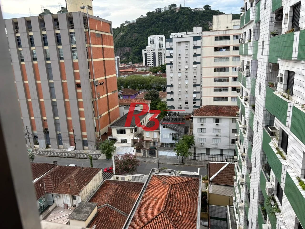 Apartamento com 1 dormitório para alugar, 45 m²  - Campo Grande - Santos/SP