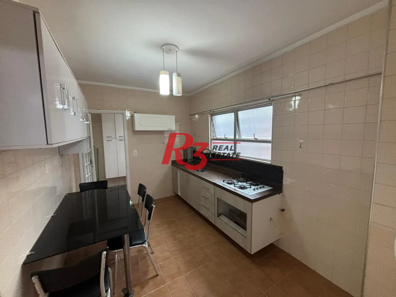 Apartamento com 1 dormitório para alugar, 45 m²  - Campo Grande - Santos/SP