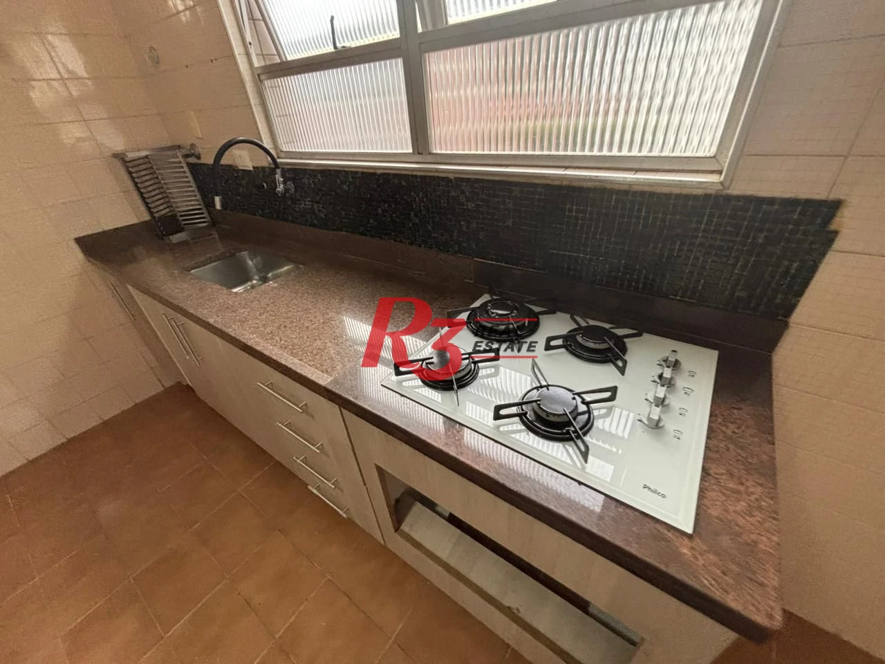 Apartamento com 1 dormitório para alugar, 45 m²  - Campo Grande - Santos/SP