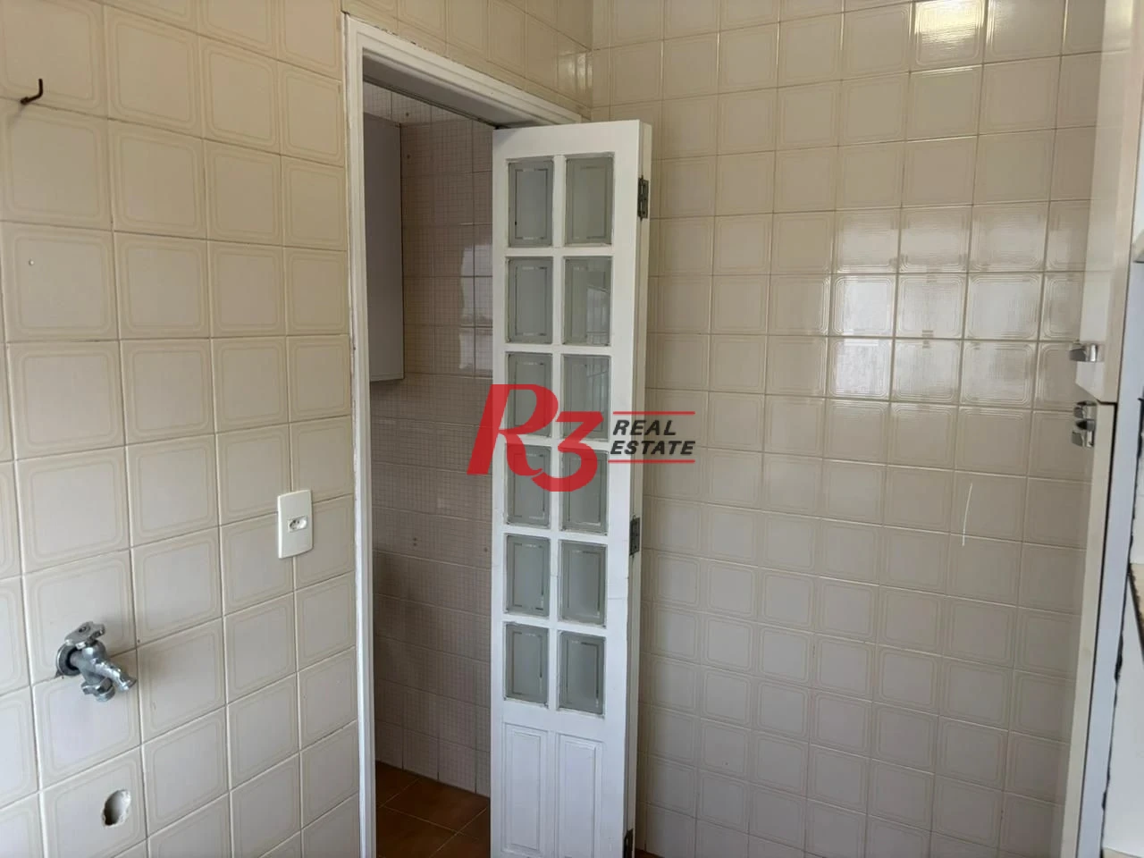 Apartamento com 1 dormitório para alugar, 45 m²  - Campo Grande - Santos/SP